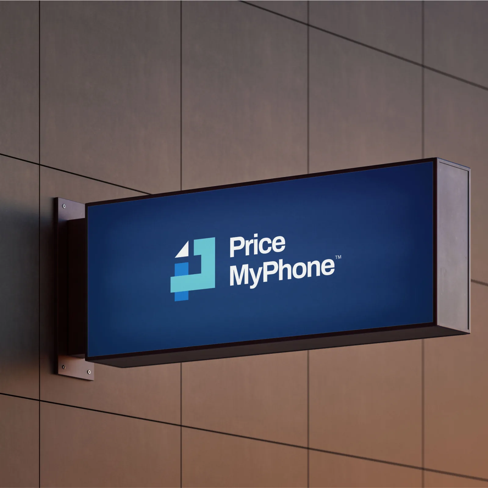 PriceMyPhone · Caisson lumineux