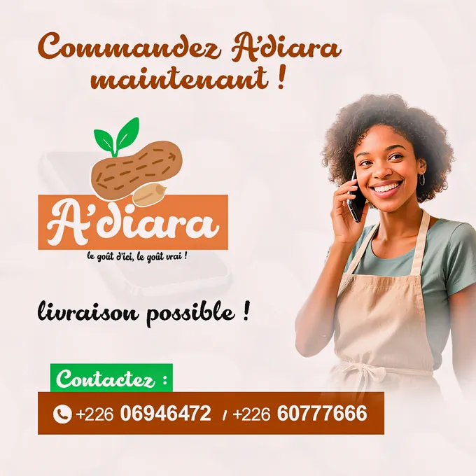 A'diara — « Commandez A'diara maintenant ! »
