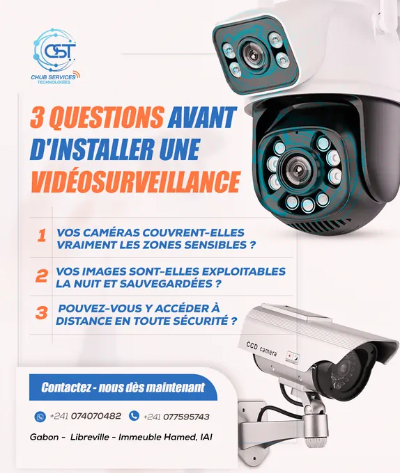 CHUB — « 3 questions avant d'installer une vidéosurveillance »